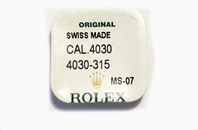 Rolex Cal. 4030-315, Complete barrel arbor with mainspring. NOS