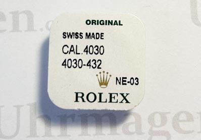 Rolex Cal. 4030-432, Balance with Breguet hairspring, Timed. NOS