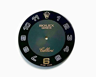 Rolex Cellini Danaos dial. Black. for ref 4233. (K1-R2-5)