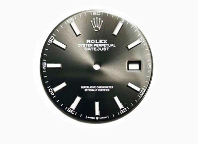 Rolex Datejust dial, Bright black for ref 126334 and 126300 (K2-R6-2)