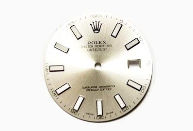 Rolex Datejust dial, Silver. For ref 116300. (K2-R1-2)