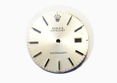 Rolex Datejust Oysterquartz Dial, silver. for ref 17000 and 17014. (K1-R3-2)