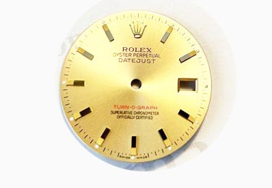 Rolex Datejust Turn-O-Graph dial, Champagne. For ref 116263 and 116261. (K1-R8-1)