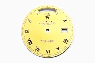 Rolex Day-Date dial, Champagne with roman numerals, for ref 18038 and 18238 (K1-R2-1)