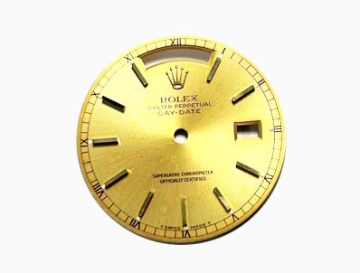 Rolex Day-Date dial, Champagne. Fits ref 18038 and 18238. (K1-R3-1)