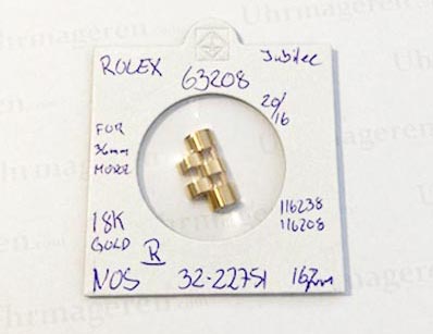 Rolex jubilee link, Gent 63208 16.2mm. NOS.
