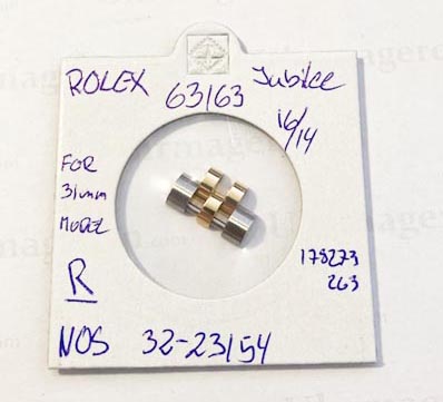 Rolex jubilee link, Lady 63163, 16mm. NOS.