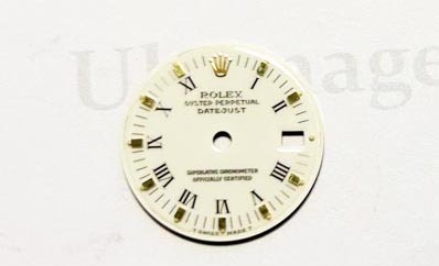 Rolex Lady-Datejust dial, white with roman numerals. for ref 69173 (K2-R7-5)