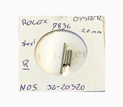 Rolex oyster tube for curved fitting, 7836. 20mm. NOS.
