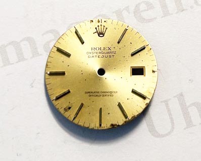 Rolex Oysterquartz Datejust dial. Champagne. for ref 17013. (K2-R2-1)