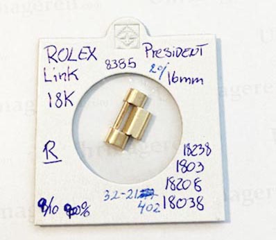 Rolex President link 18k Gold, Gents 8385 16mm. Good condition 9/10.