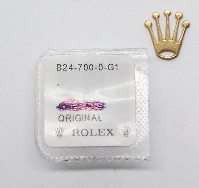 Rolex steel crown 24-700-0