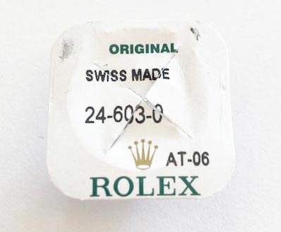 Rolex steel crown, 24-603-0.