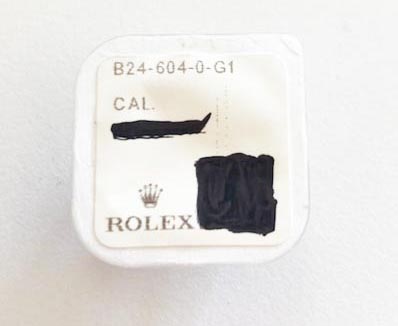 Rolex steel crown, 24-604-0.