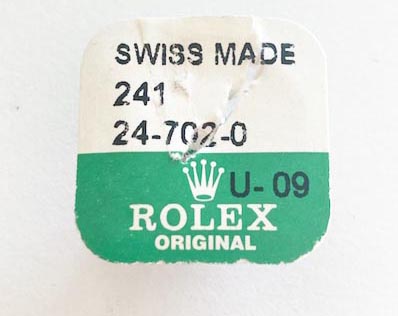 Rolex steel crown, 24-702-0.