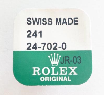Rolex steel crown, 24-702-0.