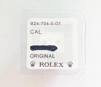 Rolex steel crown, 24-704-0.