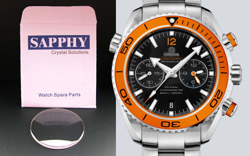 cristaux de saphir for Omega seamaster